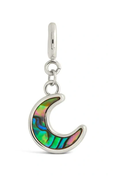 Sterling Forever Blue Moon Abalone Charms In Silver