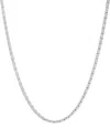 Sterling Forever Adjustable Venetian Chain Necklace