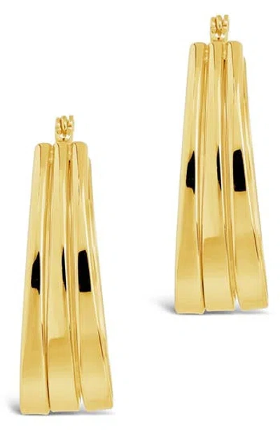 Sterling Forever Aerin Hoop Earrings In Gold