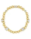 Sterling Forever Amaris Beaded Bracelet In Gold