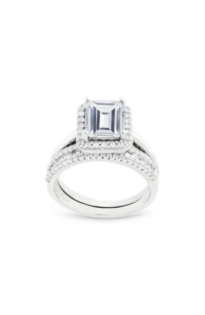 Sterling Forever Arden Cubic Zirconia Ring In Metallic