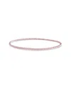 Sterling Forever Beaded Stretch Bracelet In Neutral