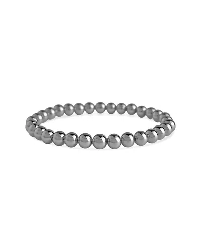 STERLING FOREVER STERLING FOREVER BEADED STRETCH BRACELET