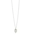 Sterling Forever Beam Me Up Cubic Zirconia Pendant Necklace In Silver
