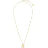 Sterling Forever Bella Pendant Necklace In Gold