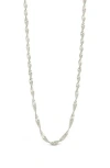 Sterling Forever Blakeley Chain Necklace In Silver