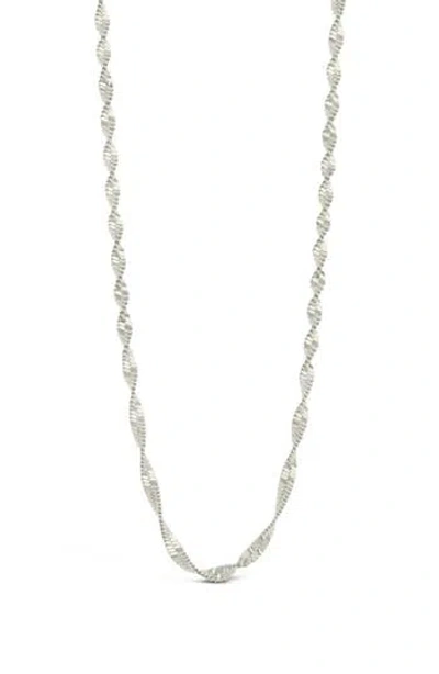 Sterling Forever Blakeley Chain Necklace In Metallic