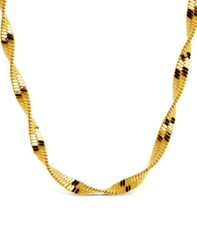 Sterling Forever Blakely Chain Necklace In Gold