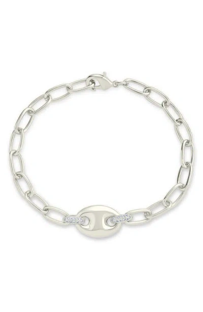 Sterling Forever Bliss Anchor Chain Bracelet