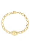Sterling Forever Bliss Anchor Chain Bracelet