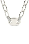 Sterling Forever Bliss Anchor Chain Necklace