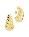 Sterling Forever Bobine Statement Earrings In 14k Gold Plated
