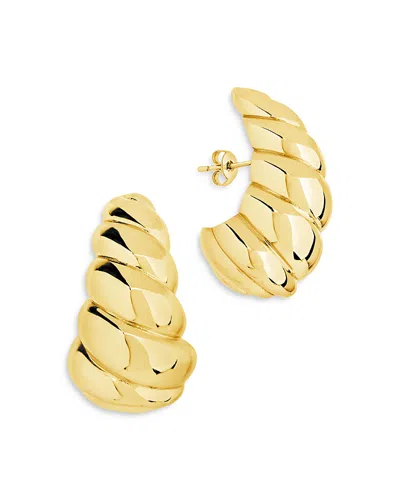Sterling Forever Bobine Statement Earrings In 14k Gold Plated