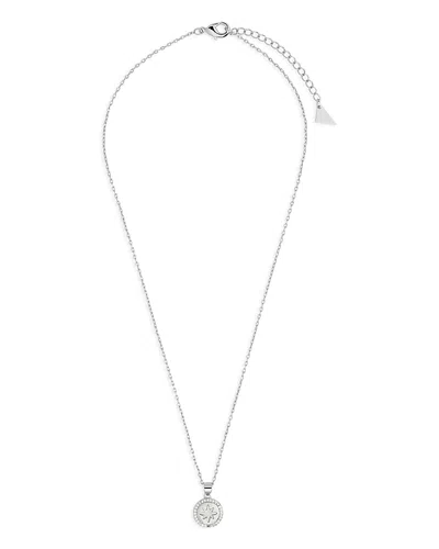 Sterling Forever Brae Pendant Necklace, 16 In Silver