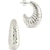 Sterling Forever Bryce Croissant Drop Earrings