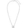 Sterling Forever Camille Bezel Cubic Zirconia Statement Necklace