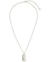 Sterling Forever Capricorn Constellation Dog Tag Necklace