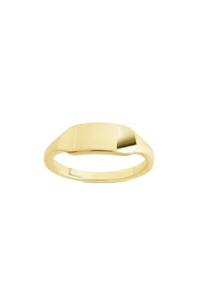Sterling Forever Carol Polished Id Band Ring