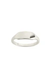 Sterling Forever Carol Polished Id Band Ring