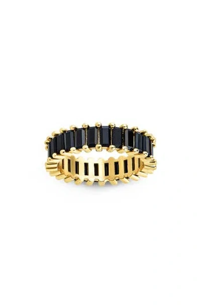 Sterling Forever Caroline Rainbow Cubic Zirconia Eternity Ring In Multi