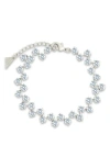 Sterling Forever Carson Classic Cubic Zirconia Tennis Bracelet In Metallic