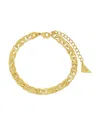 Sterling Forever Chunky Anchor Chain Bracelet In Gold