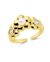 Sterling Forever Chunky Link Glasses Chain In Gold