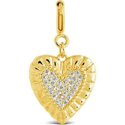 STERLING FOREVER STERLING FOREVER CUBIC ZIRCONIA HEART ENHANCER