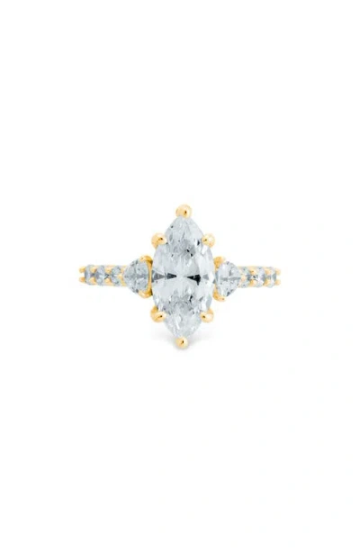 Sterling Forever Cubic Zirconia Ring In Neutral