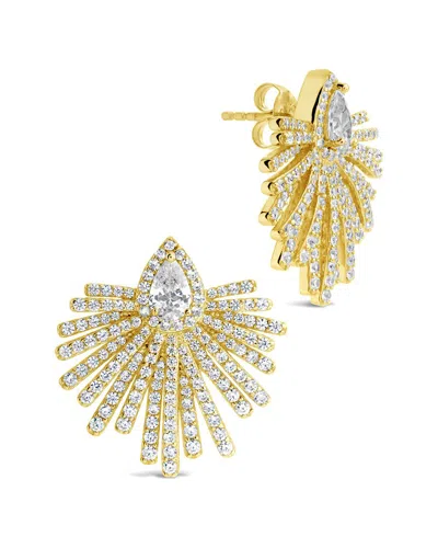 Sterling Forever Cz Cameron Stud Earrings