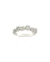 Sterling Forever Irena Cubic Zirconia Flower Ring
