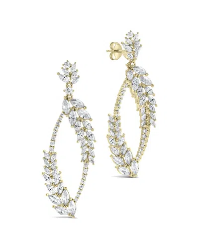 STERLING FOREVER STERLING FOREVER CZ GAIL STATEMENT DROP EARRINGS