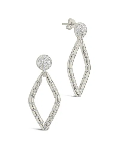 STERLING FOREVER STERLING FOREVER CZ GISELE DROP STUDS