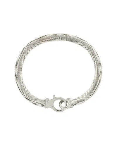Sterling Forever Cz Kassidy Chain Bracelet