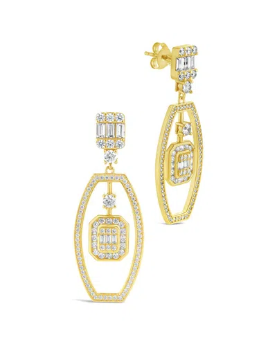 STERLING FOREVER STERLING FOREVER CZ KENDALL DROP EARRINGS