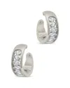 STERLING FOREVER STERLING FOREVER CZ MIRA CUFF EARRINGS