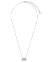 Sterling Forever Cz Pendant Necklace