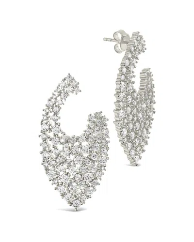 Sterling Forever Cz Priscilla Earrings