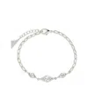 Sterling Forever Lissie Station Bracelet