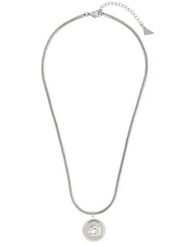 STERLING FOREVER STERLING FOREVER CZ ZORA DOME PENDANT NECKLACE