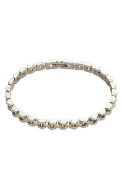 Sterling Forever Dainty Thin Band Bracelet In Metallic