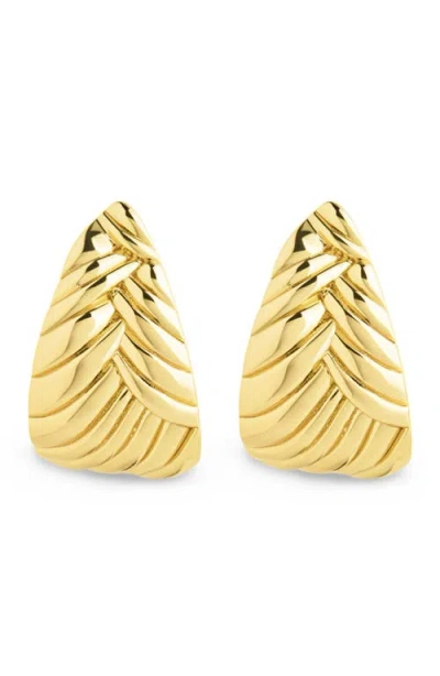Sterling Forever Ellis Braided Hoop Earrings