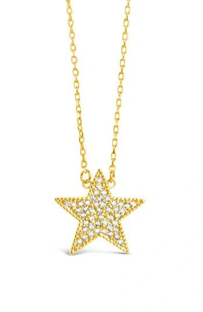 Sterling Forever Everyday Cubic Zirconia Star Pendant Necklace