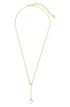 Sterling Forever Florian Freshwater Pearl Lariat Necklace
