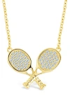 Sterling Forever Game Set Match Pendant Necklace