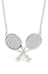 Sterling Forever Game Set Match Pendant Necklace
