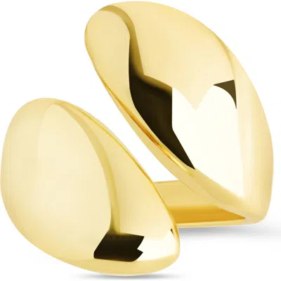 Sterling Forever Gina Open Ring In Gold