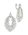 Sterling Forever Giuliana Statement Cubic Zirconia Drop Earring In Silver