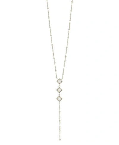 Sterling Forever Gold-tone Or Silver-tone Freshwater Pearls Reine Lariat Necklace