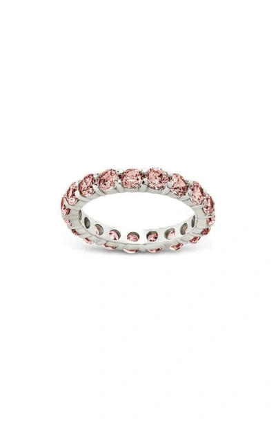Sterling Forever Gracie Cubic Zirconia Eternity Ring In Multi